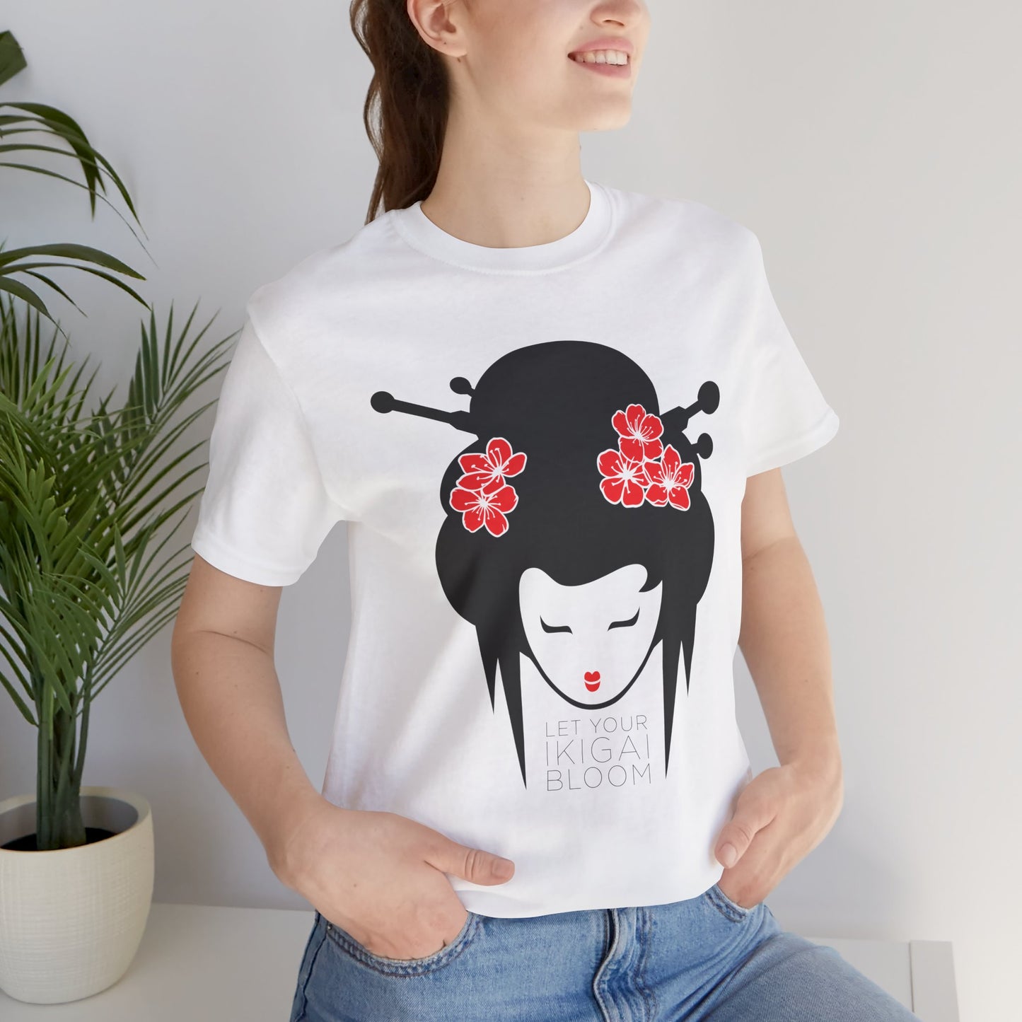 Let Your Ikigai Bloom T Blk